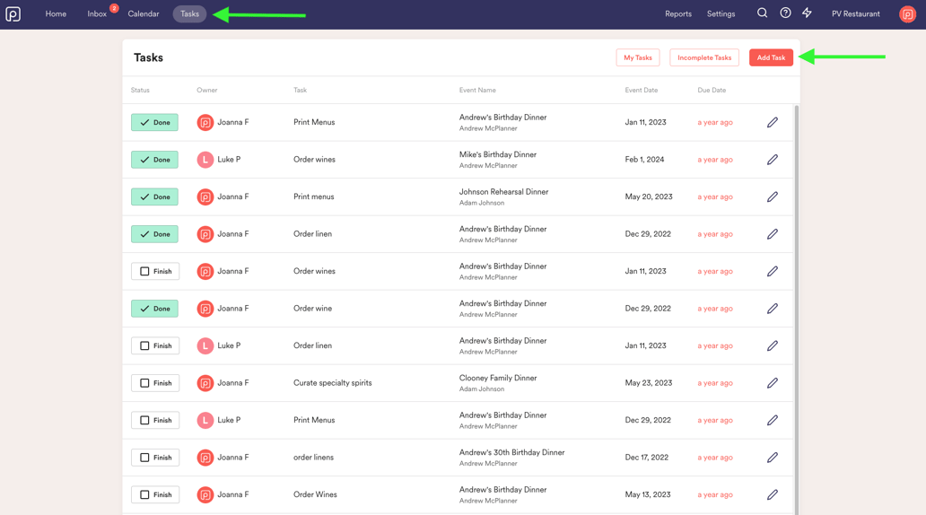 Tasks + Automated Tasks (Premium + Enterprise Feature)
