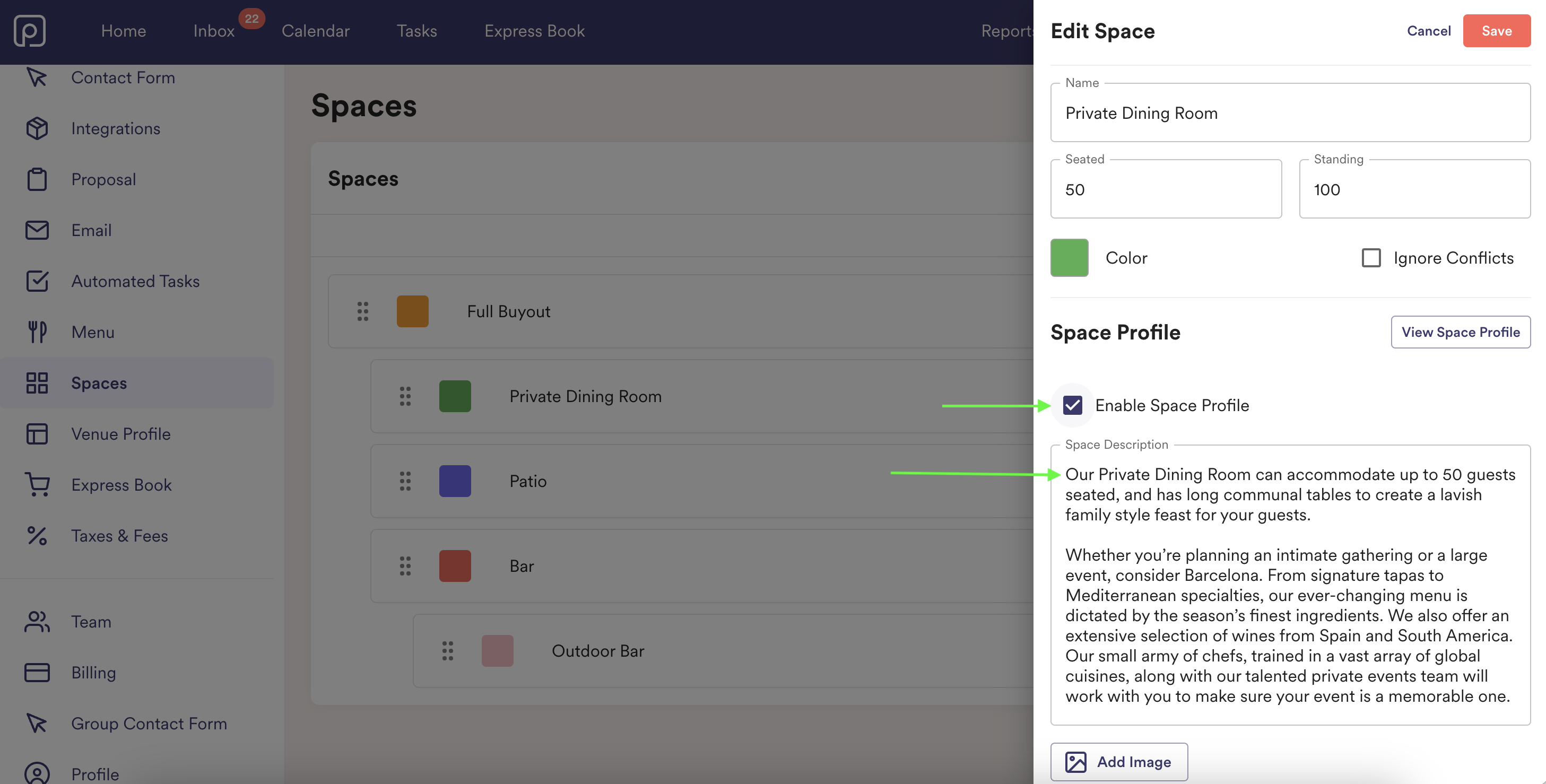 Event Space Profile Creating Your Space Profile: A Step-by-Step Guide